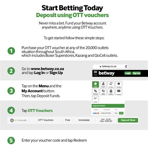 how to deposit cash on betway